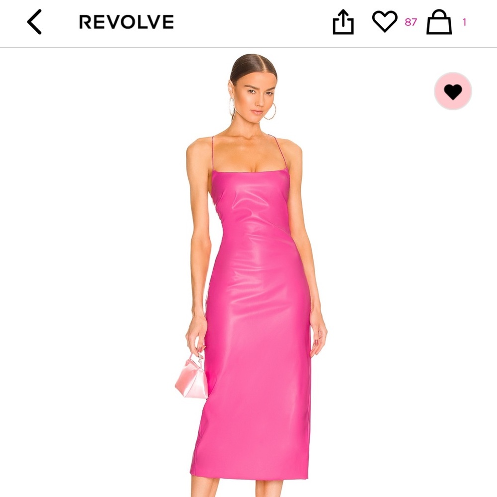Helena Faux Leather Dress
Bardot